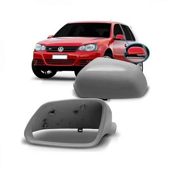 Capa de retrovisor externo golf volkswagen de 2008 a 2012 lado direito acabamento em primer