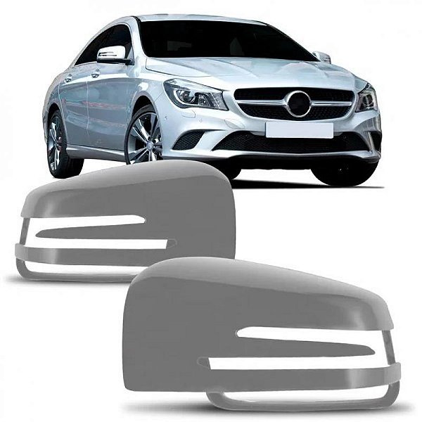 Capa de retrovisor externo classe a mercedes benz de 2014 a 2018 lado direito primer versões 200 e 250