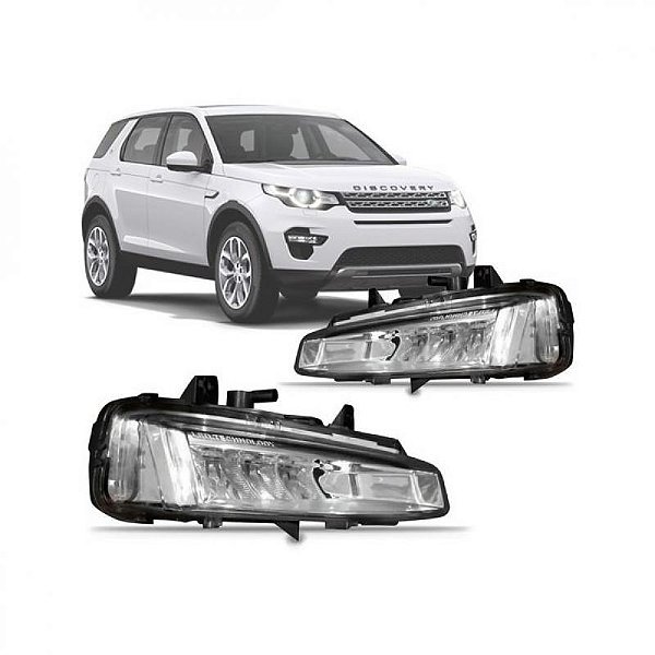 Farol auxiliar discovery sport land rover de 2014 a 2018 lado esquerdo com LED