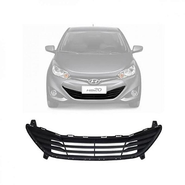 Grade do para choque hb20 hyundai de 2012 a 2015 dianteira central