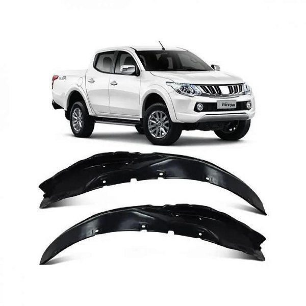 Para barro l200 triton mitsubishi de 2017 a 2020 lado direito dianteiro e traseiro