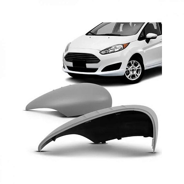 Capa de retrovisor new fiesta ford de 2011 a 2019 lado esquerdo com furo para pisca