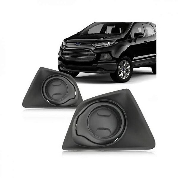 Grade de para choque ecosport ford de 2013 a 2017 lado direito dianteiro sem furo