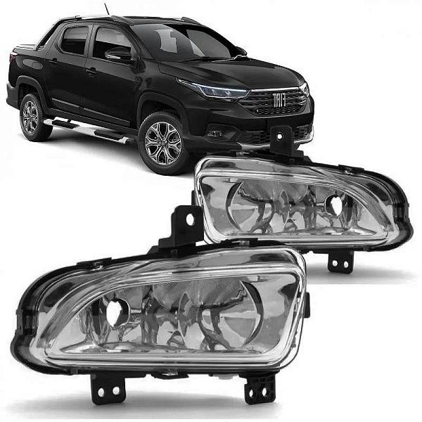 Farol auxiliar strada fiat de 2020 a 2025 lado esquerdo