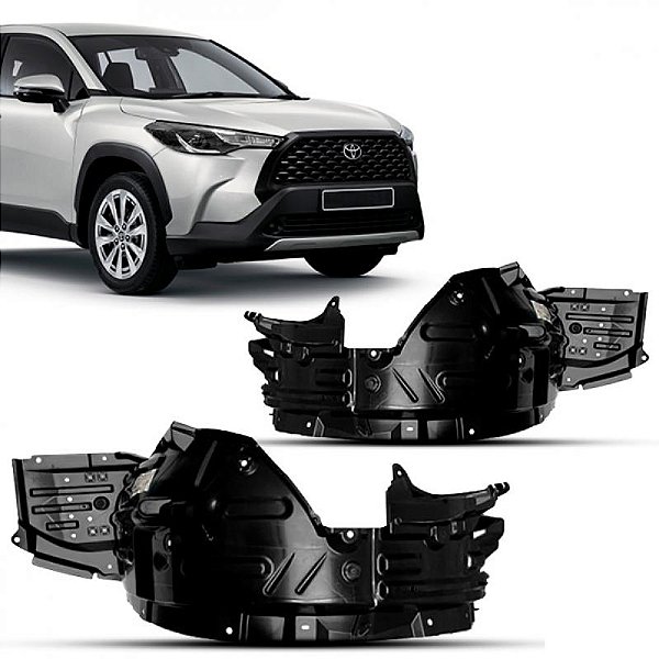 Para barro corolla cross toyota de 2021 a 2025 dianteiro lado esquerdo com indicação de aplicação até 2023