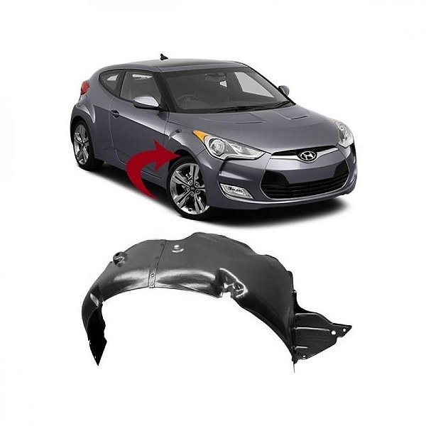 Para barro veloster hyundai de 2012 a 2015 dianteiro lado esquerdo