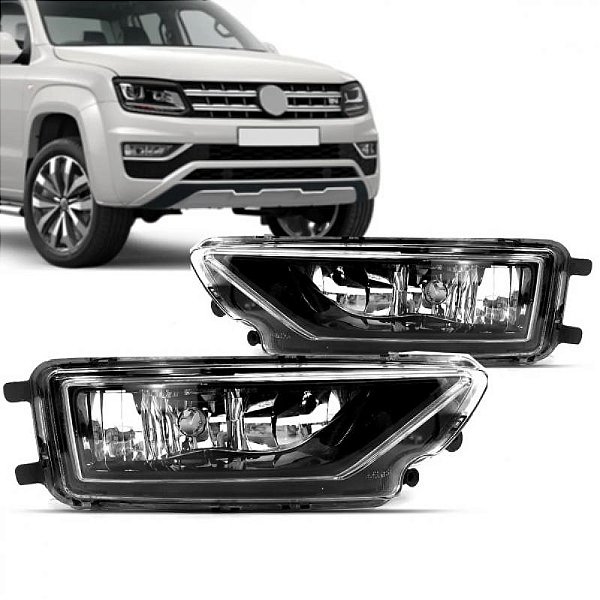 Farol auxiliar amarok volkswagen de 2017 a 2024 lado esquerdo