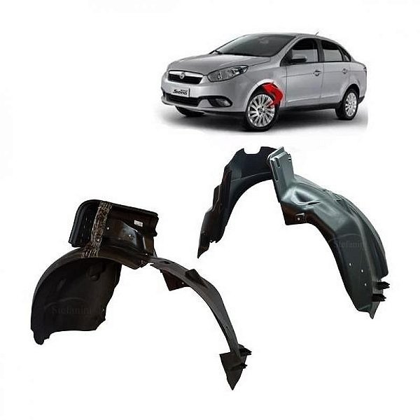 Para barro grand siena fiat de 2012 a 2023 dianteiro lado esquerdo