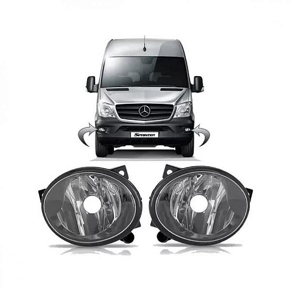 Farol auxiliar sprinter mercedes benz de 2017 a 2019 lado direito HB3
