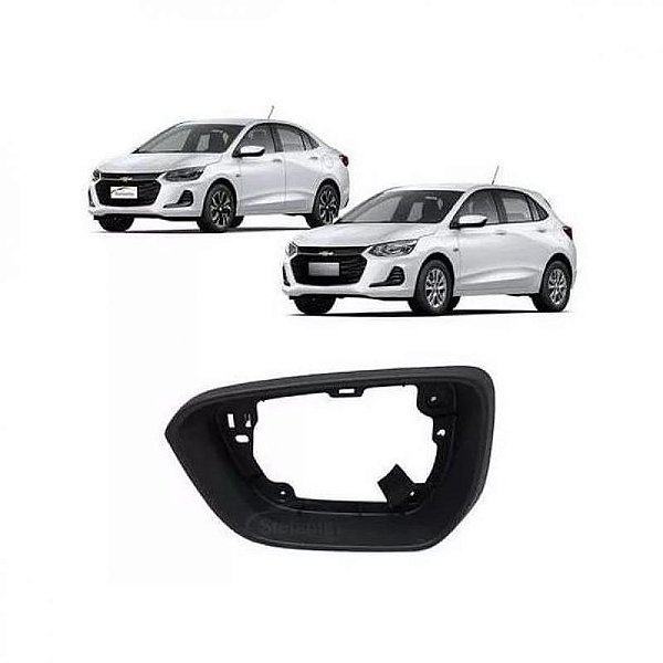 Aro do retrovisor onix chevrolet de 2020 a 2025 lado esquerdo