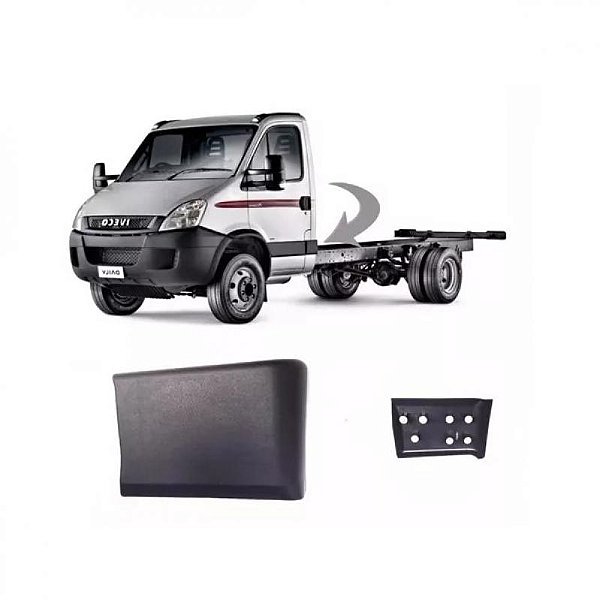 Friso de acabamento daily iveco de 2008 a 2020 lateral lado esquerdo