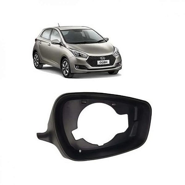 Aro do retrovisor hb20 hyundai de 2012 a 2019 lado direito