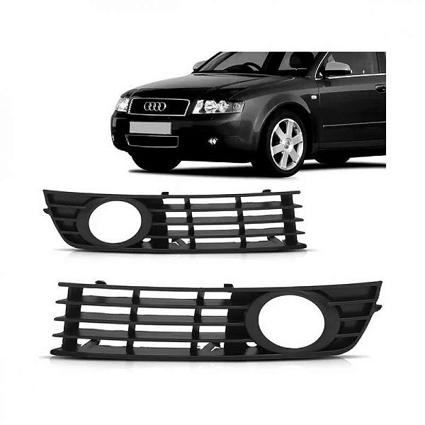 Grade de para choque a4 audi de 2002 a 2004 dianteiro lado direito