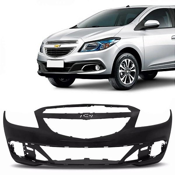 Grade para para choque onix e prisma chevrolet de 2012 a 2016 dianteiro preto com furo