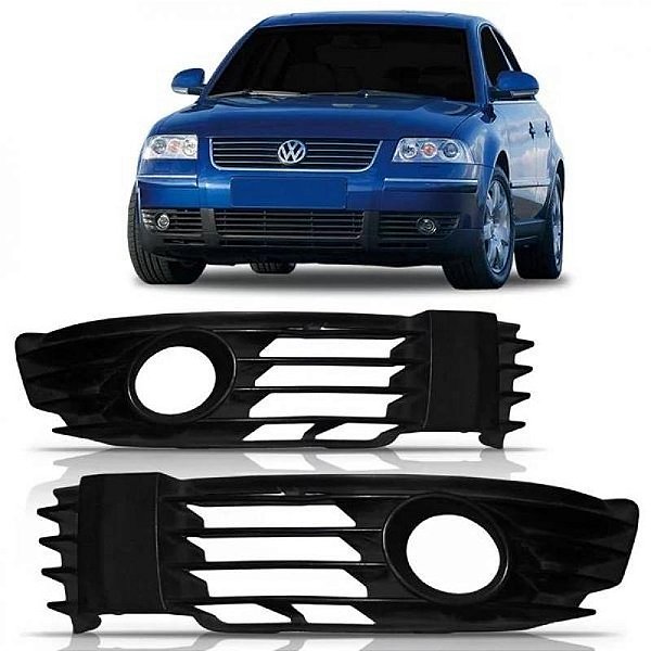 Grade do para choque passat volkswagen de 2001 a 2005 lado direito dianteiro com furo