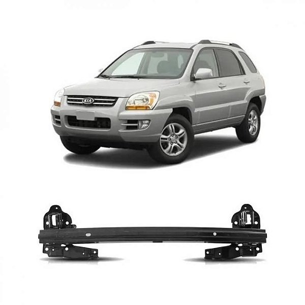 Alma do para choque sportage kia de 1998 a 2002 dianteira de ferro