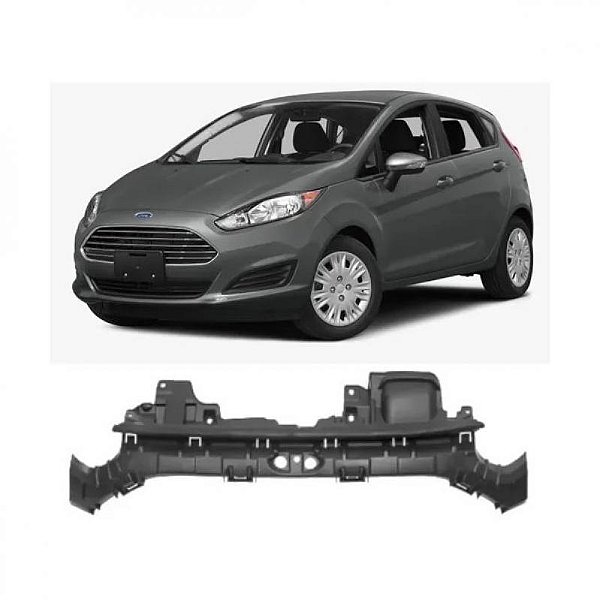 Reforço do para choque fiesta new ford de 2013 a 2019 dianteiro superior