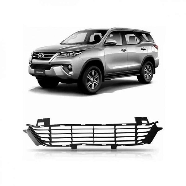 Grade para para choque hilux sw4 toyota de 2016 a 2020 dianteira central