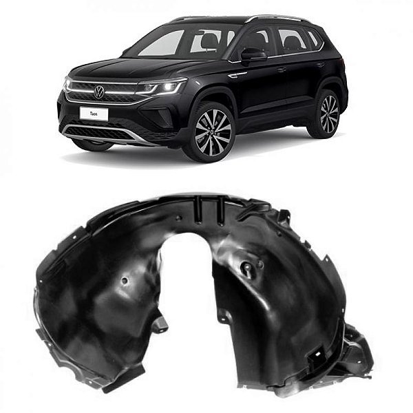 Para barro taos volkswagen de 2021 a 2024 dianteiro lado esquerdo