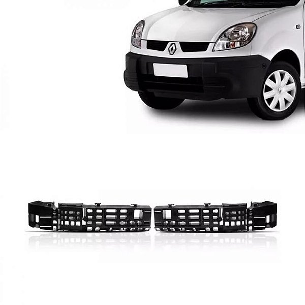 Suporte de impacto para para choque kangoo renault de 2015 a 2018 dianteiro ABS par