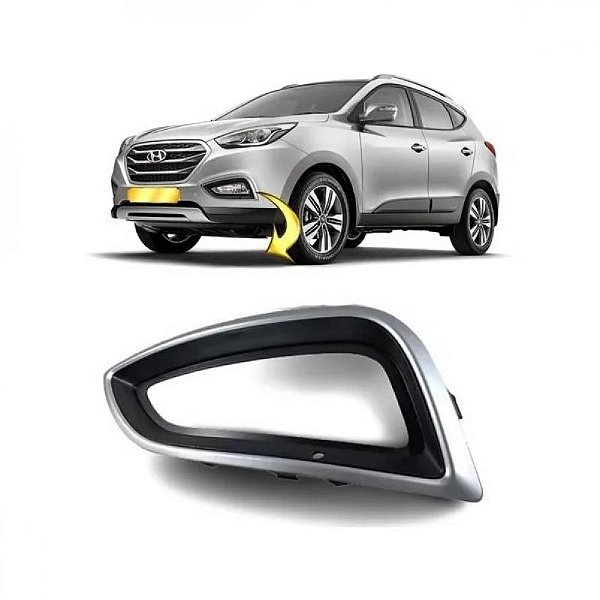 Grade para choque ix35 hyundai de 2016 a 2022 dianteira lado esquerdo