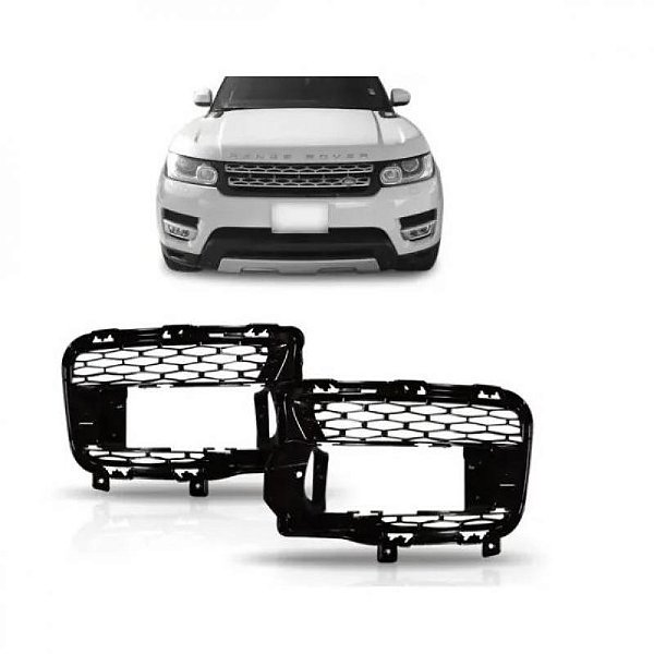 Grade para choque range rover sport land rover de 2014 a 2018 dianteira lado direito