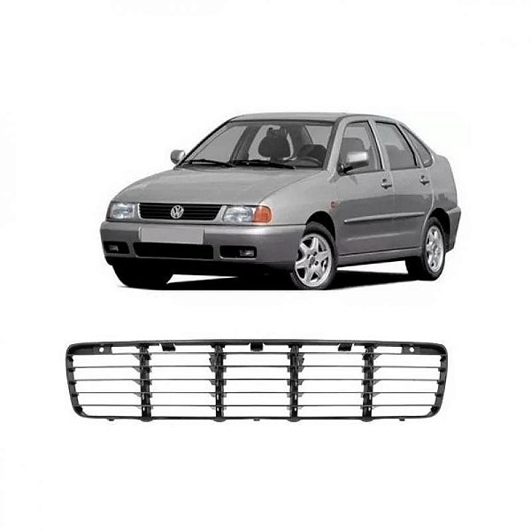 Grade do para choque polo volkswagen de 1997 a 2002 dianteira central