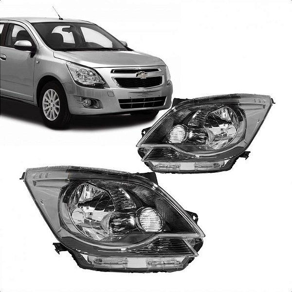 Farol cobalt chevrolet de 2012 a 2016 lado esquerdo cromomix