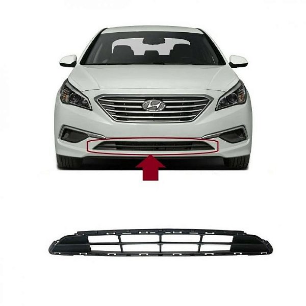 Grade do para choque sonata hyundai de 2011 a 2014 dianteira central