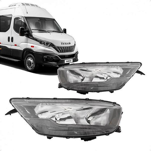 Farol iveco de 2020 a 2025 lado esquerdo manual
