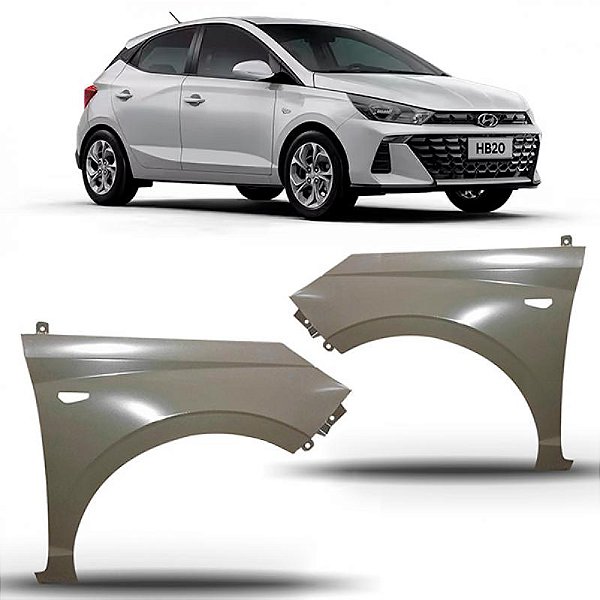 Para lama hb20 hyundai de 2023 a 2026 lado direito com furo para pisca