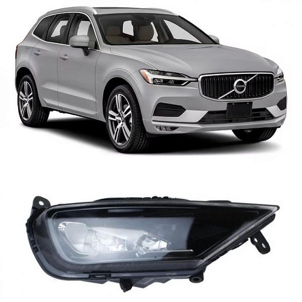 Farol auxiliar xc90 volvo de 2018 a 2021 lado direito com LED