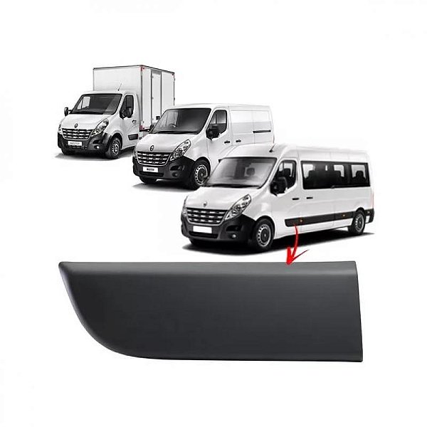 Friso master renault de 2013 a 2025 lateral dianteiro lado esquerdo