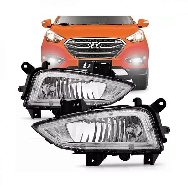Farol auxiliar ix35 hyundai de 2016 a 2022 lado direito
