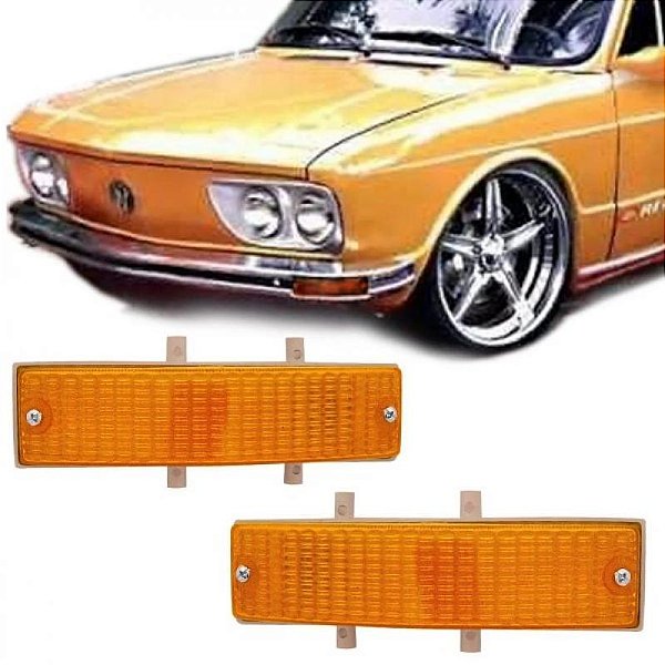 Lente da lanterna brasília variant volkswagen de 1972 a 1977 dianteira