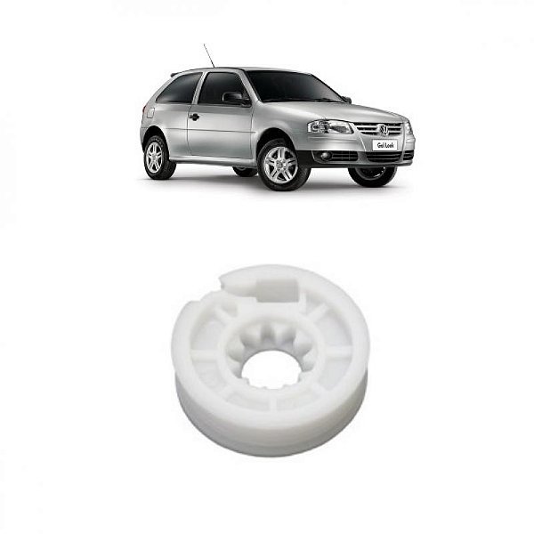 Adaptador de roldana gol volkswagen de 1999 a 2013 terceira e quarta gerações baixo e alto relevo