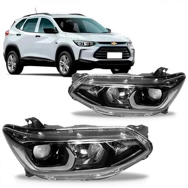 Farol auxiliar ranger e ecosport ford de 2005 a 2009 lado direito com suporte