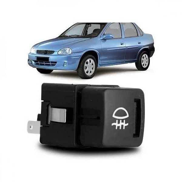 Interruptor de farol auxiliar corsa e classic chevrolet de 2000 a 2009