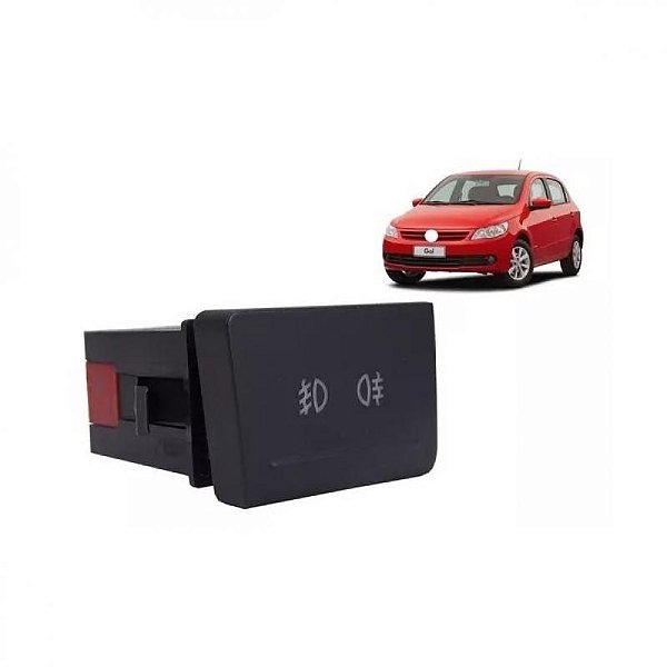 Interruptor de farol auxiliar gol volkswagen de 2009 a 2012 geração 5