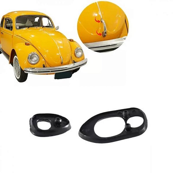 Guarnição do trinco do capô fusca volkswagen dianteiro pequeno conjunto de 10 peças