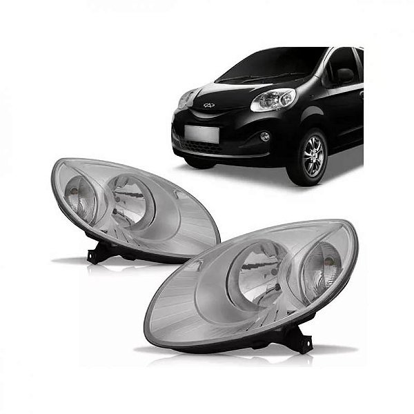 Farol qq chery de 2017 a 2020 lado esquerdo