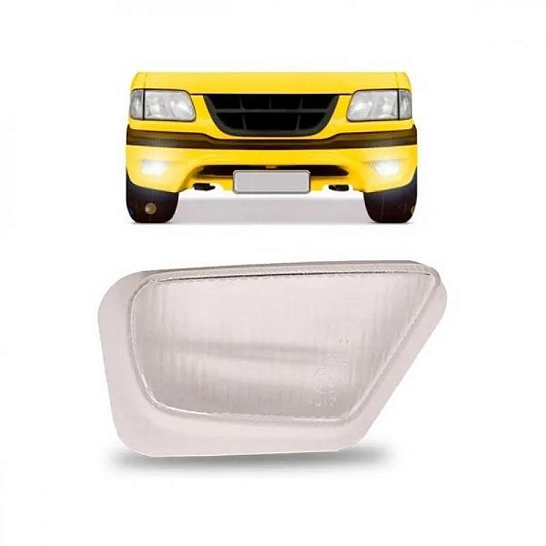 Lente do farol auxiliar s10 chevrolet de 1999 a 2000 lado direito