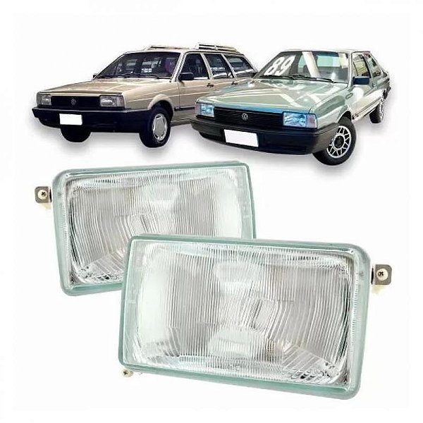 Farol santana volkswagen de 1985 a 1990 lado esquerdo versões cs cd gl