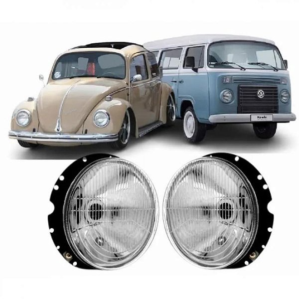 Farol fusca volkswagen de 1976 a 1996 kombi volkswagen de 1976 a 2014