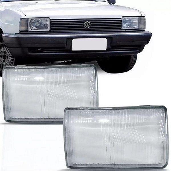 Lente do farol santana volkswagen de 1985 a 1990 lado esquerdo