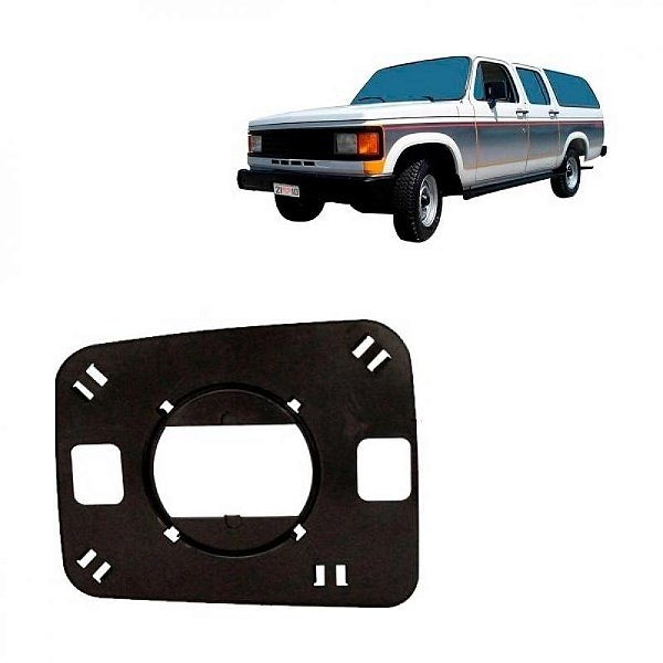 Base de retrovisor fiorino fiat e d20 chevrolet lado direito