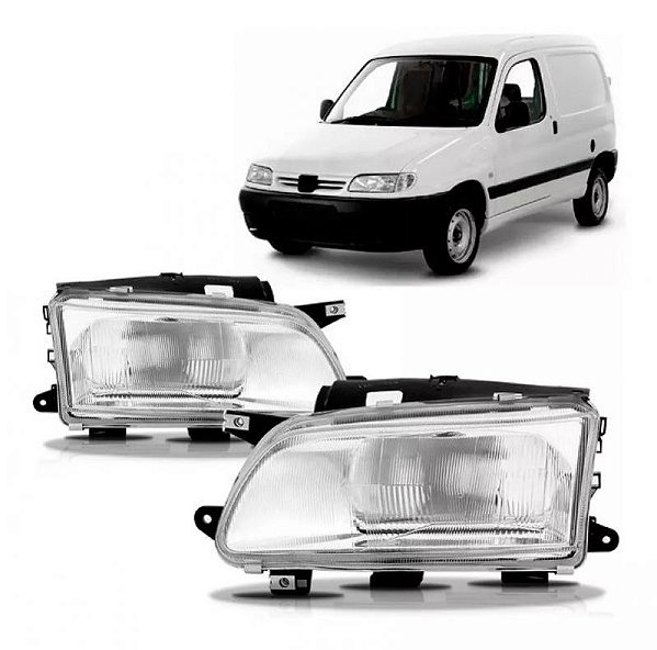 Farol partner peugeot de 1999 a 2003 lado direito