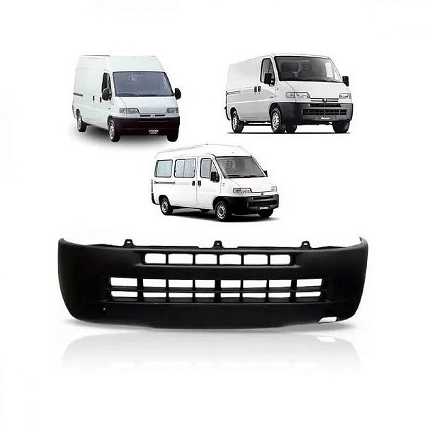 Para choque ducato fiat boxer peugeot e jumper citroën de 1995 a 2004 dianteiro sem furo