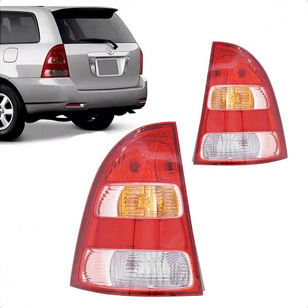 Lanterna corolla fielder toyota de 2004 a 2008 traseira lado direito