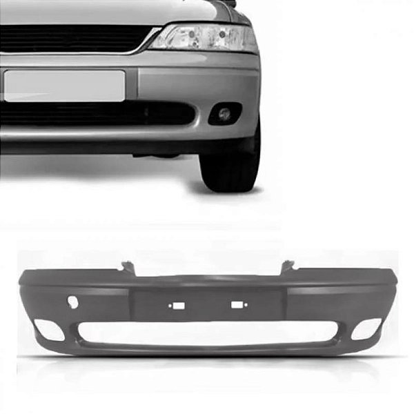 Para choque vectra chevrolet de 2000 a 2003 dianteiro com furo e acabamento em primer